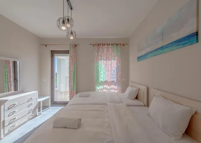 Apartman Bright 2-bedroom With Golf Course & Pool View L Cyan, El Gouna